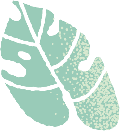 Hoja superior decorativa izquierda