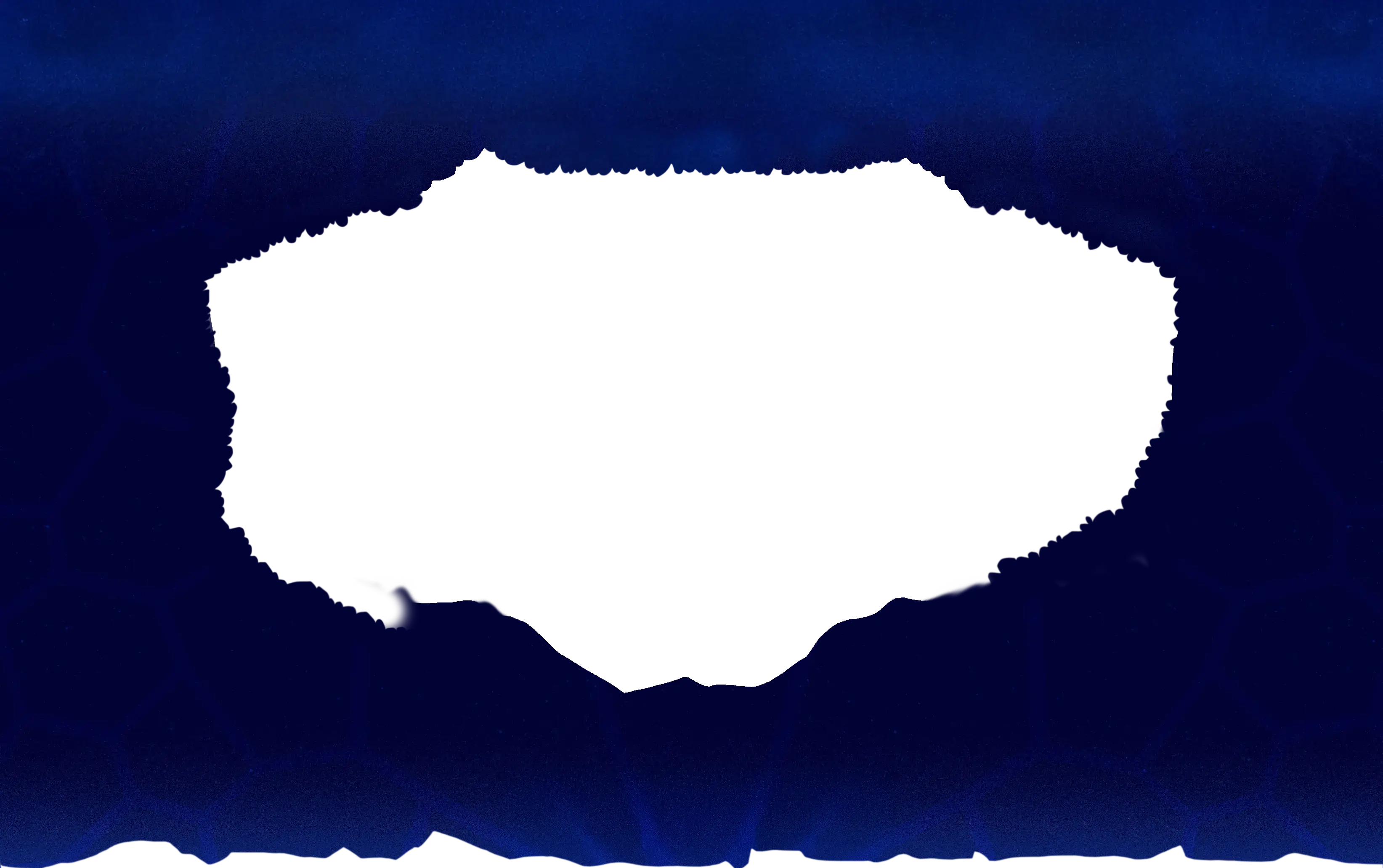 Marco frontal de cueva