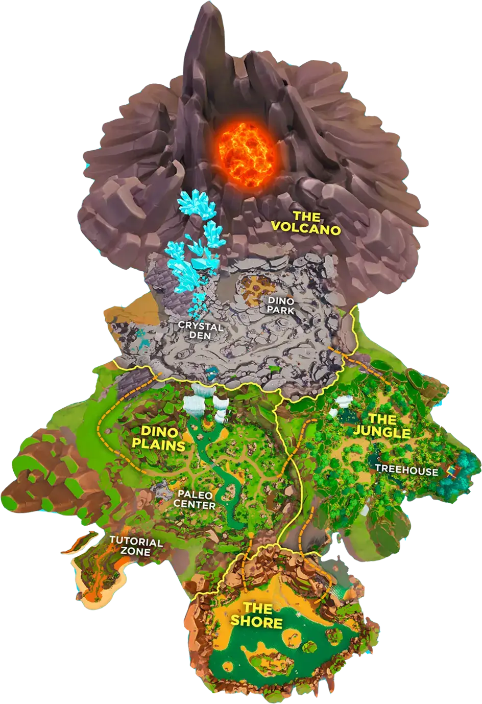 Volcán Central y Selva