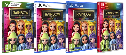 MINHAS BONECAS VIRARAM JOGO! Rainbow High RunWay Rush - PC GAME #01 