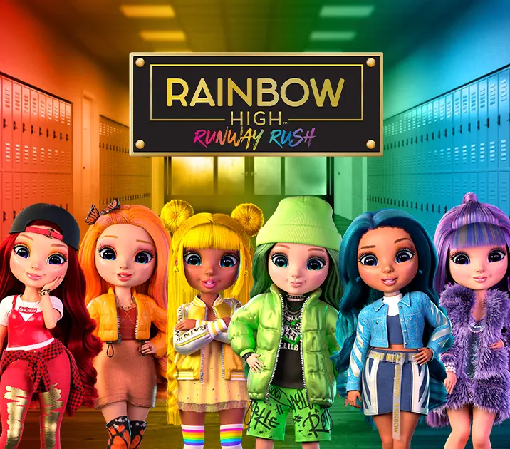 Rainbow High Runway Rush game for PlayStation 4, Xbox and Nintendo Switch 