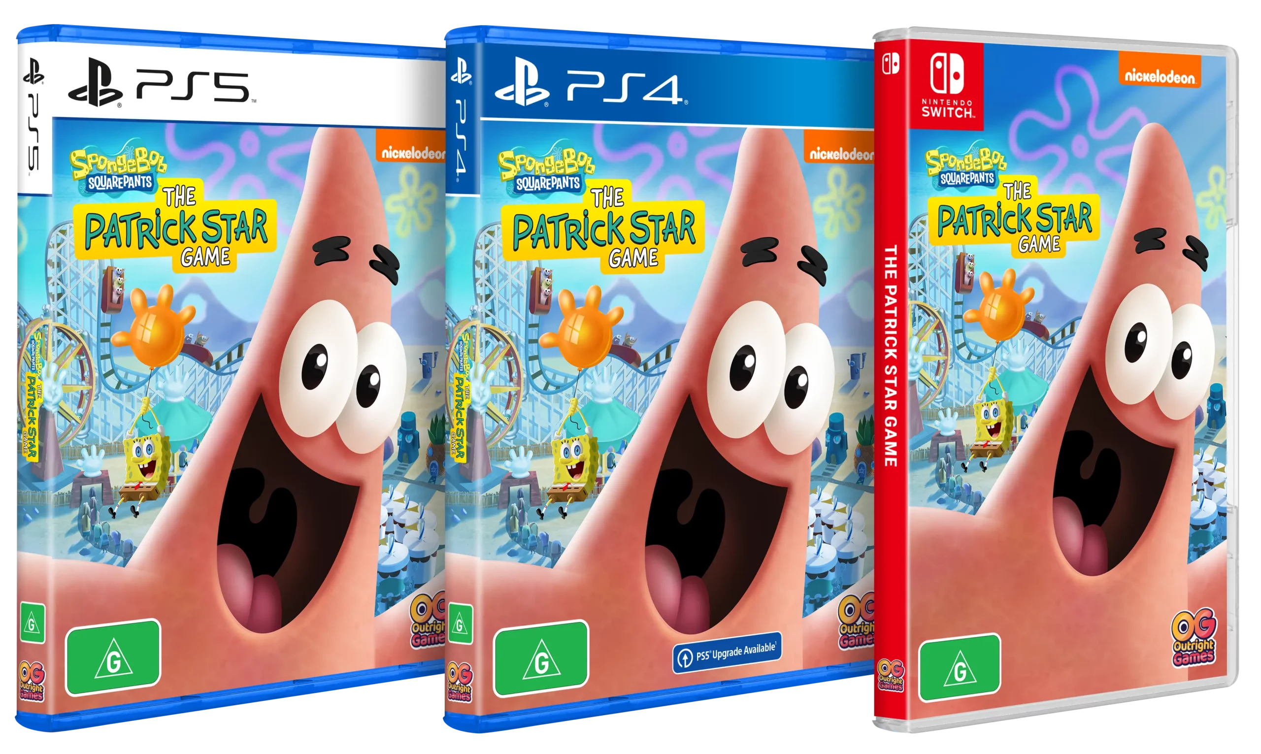 Spongebob Square Pants Patrick Star Game - Packshots - AUS