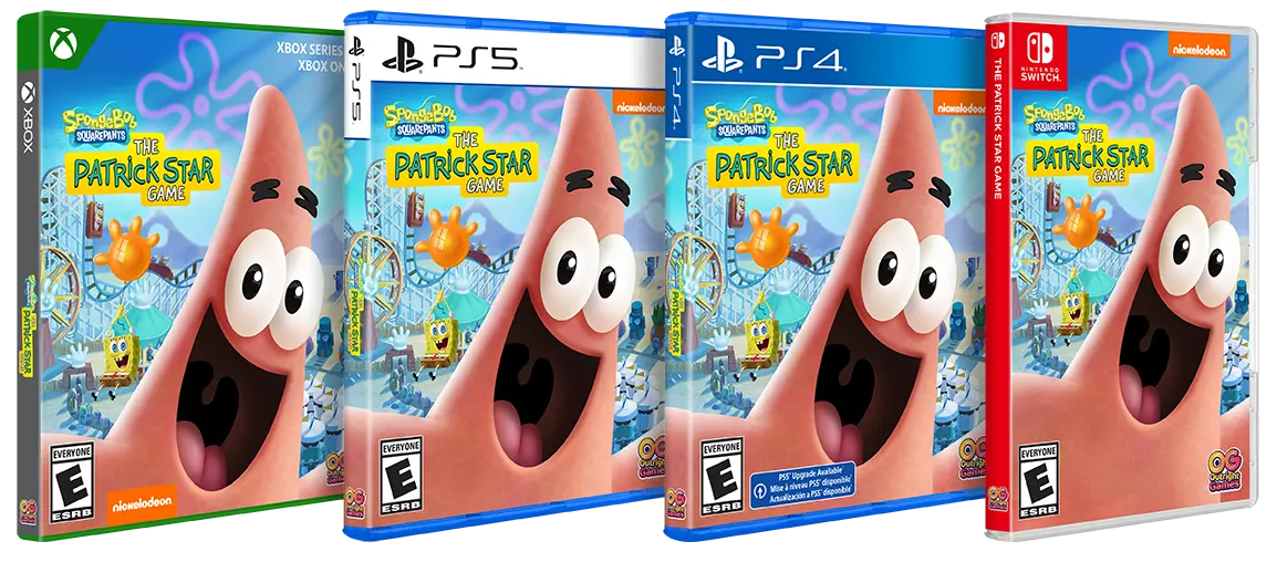 Spongebob Square Pants Patrick Star Game - Packshots - US & CAN