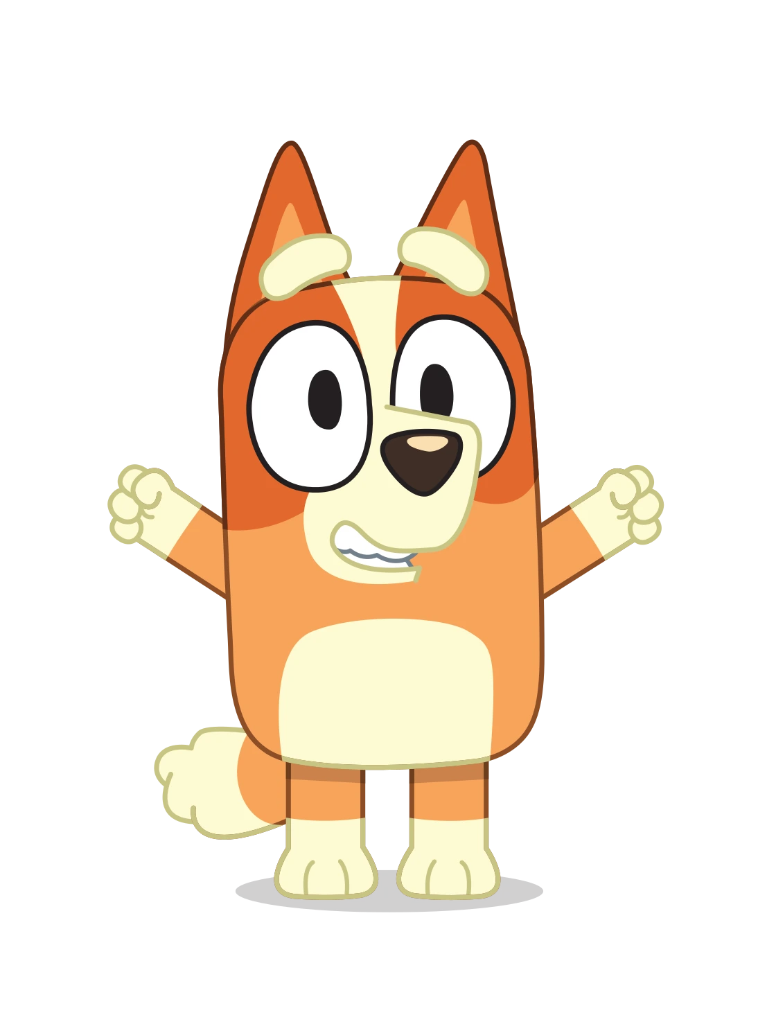 bluey character cheer