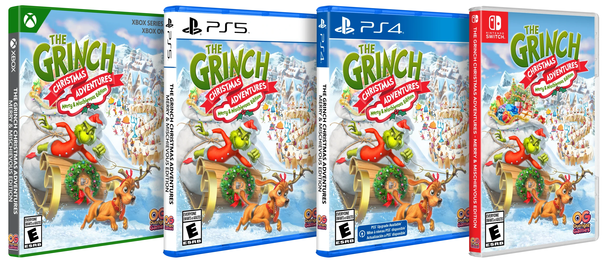grinch christmas adventures merry & mischievous edition packshots